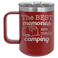Camping 15 oz Mug | Maroon