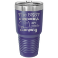 Camping 30 oz Tumbler | Purple