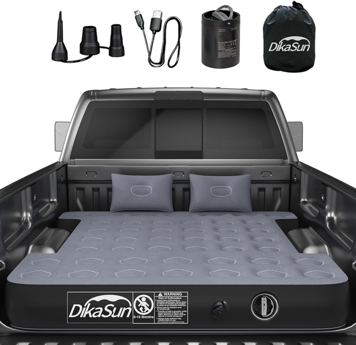 DikaSun Ford  5.5-5.8ft | 6-6.5'  Truck Bed Air Mattress